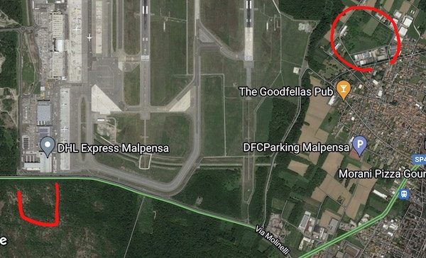 vola malpensa amazon ferno
