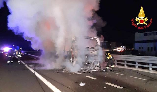 gallarate autobus incendio pedemontana