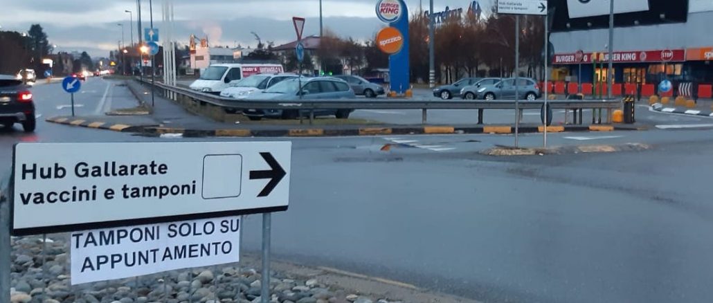 Gallarate hub vaccini costi