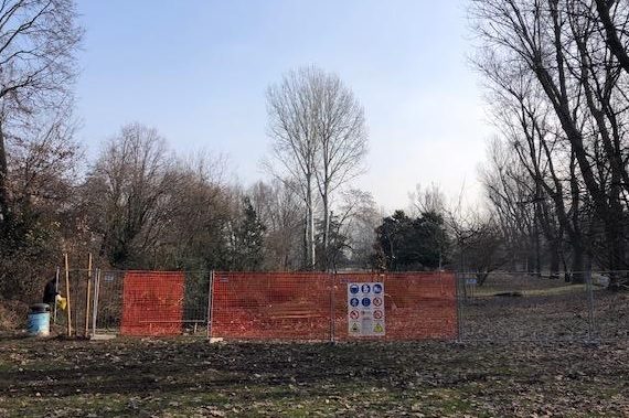 legnano laghetto parco castello