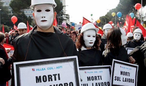 morti lavoro lombardia