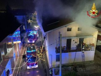 venegono inferiore incendio