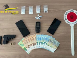Gorla minore arresto spacciatore