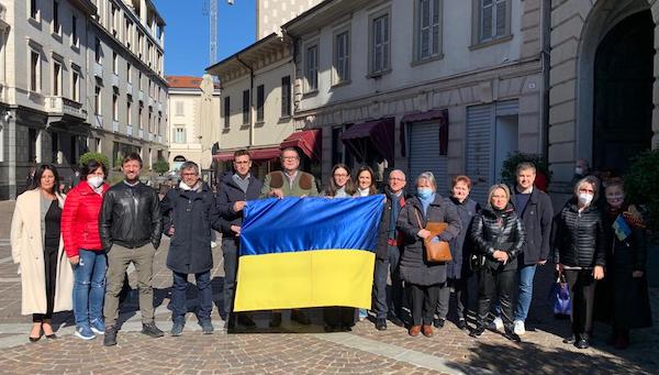 Gallarate ucraina aiuti comune