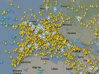 MALPENSA - L’immagine di Flightradar è eloquente: oggi 24 febbraio nessun aereo sta volando sopra l’Ucraina