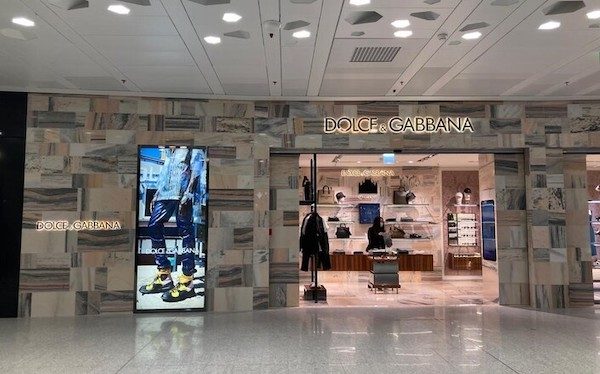 Malpensa dolce e gabbana shop