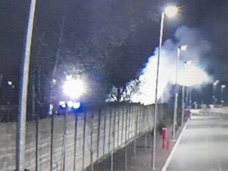 legnano incendio baracca forsu