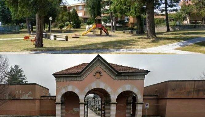 besnate parco cimitero cantieri