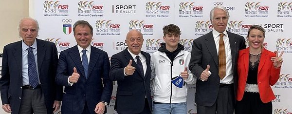 100 anni pattinaggio rotelle Malagò