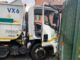 gavirate schiacciato camion