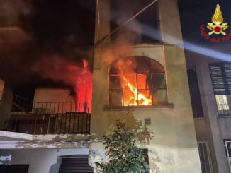 marchirolo incendio ferito