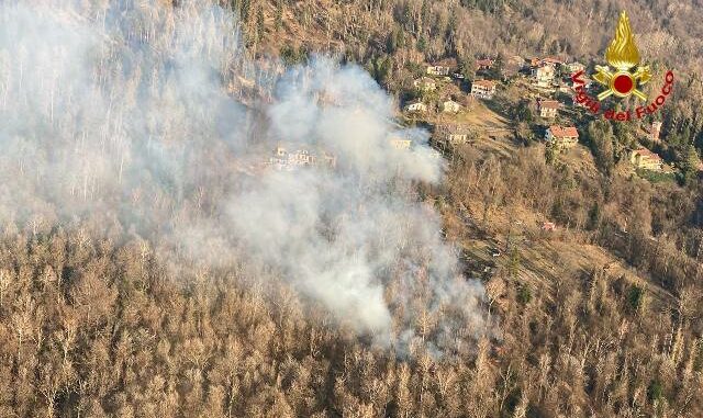 montegrino incendio boschi
