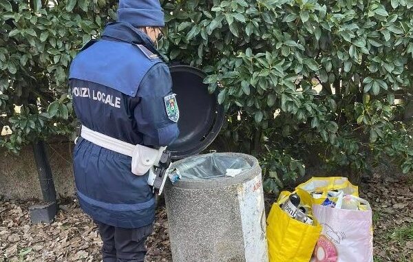 legnano rifiuti polizialocale controlli