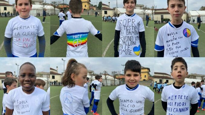 gallarate oratorio calcio pace ucraina