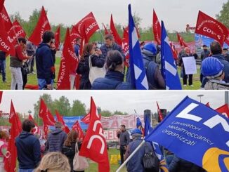 Solbiate caserma manifestazione guerra