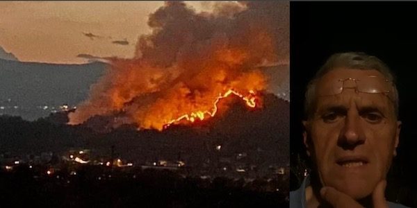 Incendio Angera san Quirico Molgora
