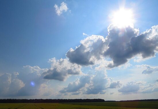 alta pressione nuvole primavera