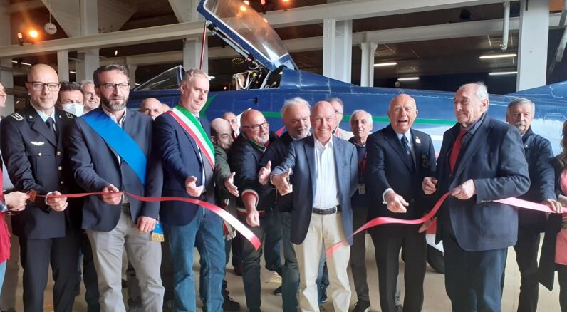 volandia inaugurazione g91 frecce tricolore