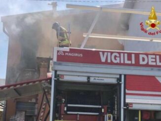 gallarate incendio appartamento