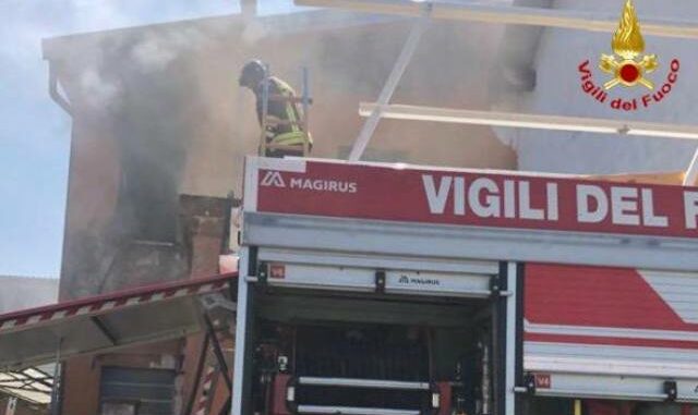 gallarate incendio appartamento