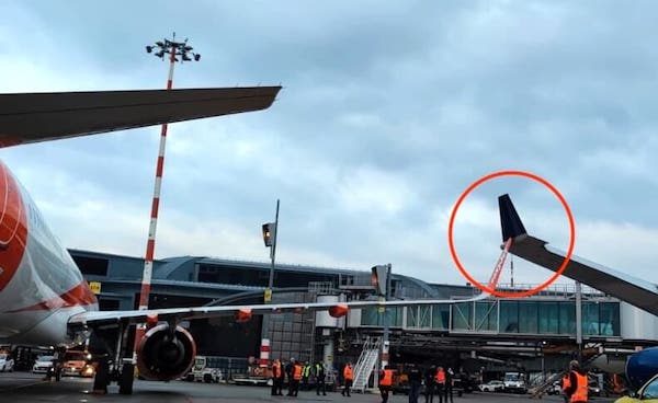Malpensa incidente aerei piazzale