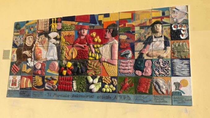 cassano mosaico piazza mercato