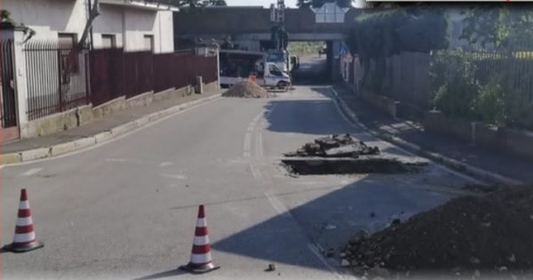 cerromaggiore perdita gas sottopasso