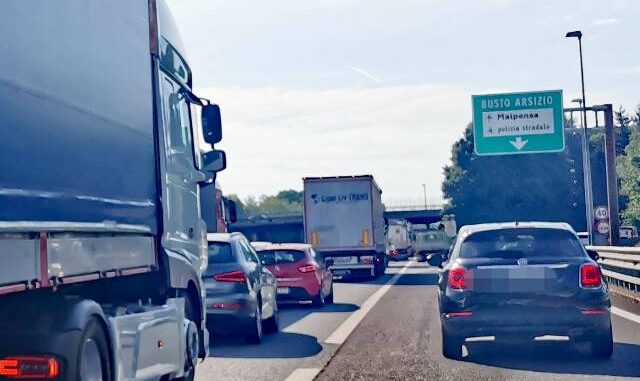 legnano incidente A8 traffico