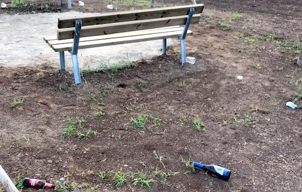 Cassano Parco città vandali