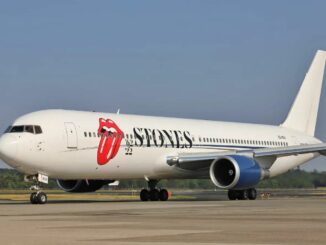 Malpensa aereo rolling stones