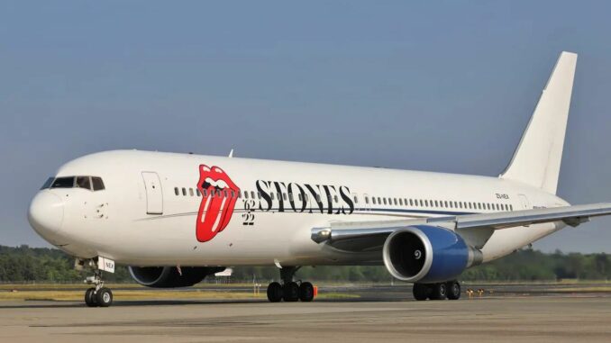 Malpensa aereo rolling stones