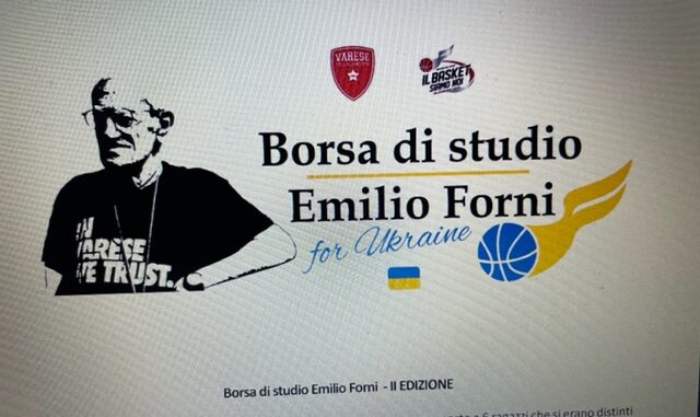 Borsa di studio Emilio Forni IlBasketSiamoNoi