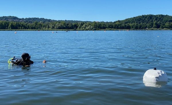 varese lago sommozzatori pulizia