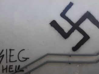 vergiate svastica neonazisti stazione