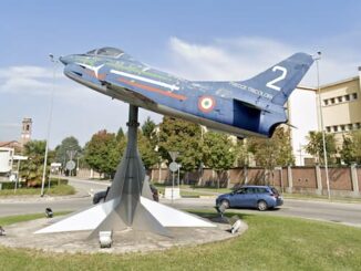 Gallarate rotonda aereo restauro