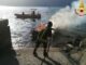 porto valtravaglia incendio barca