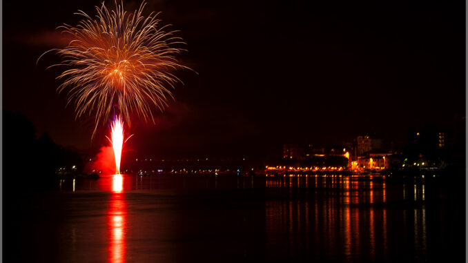 Fuochi artificio Sesto calende 2022