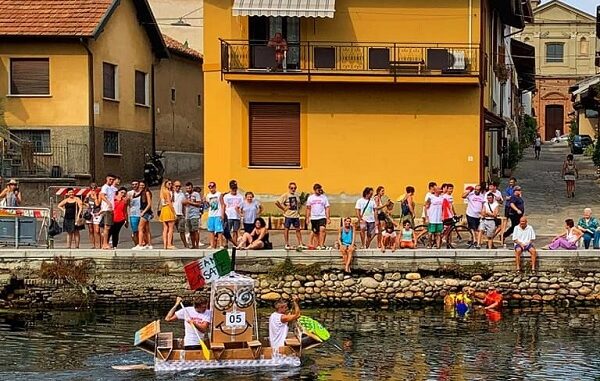 turbigo naviglio gara cartonboatrace