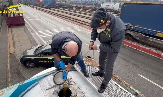 busto gasolio contrabbando