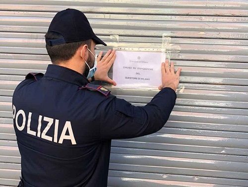legnano polizia chiusura sicurezza