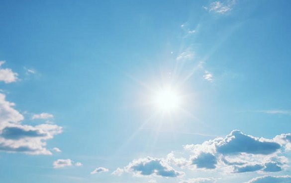 sole caldo massime calo