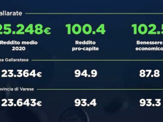 gallarate reddito pro capite
