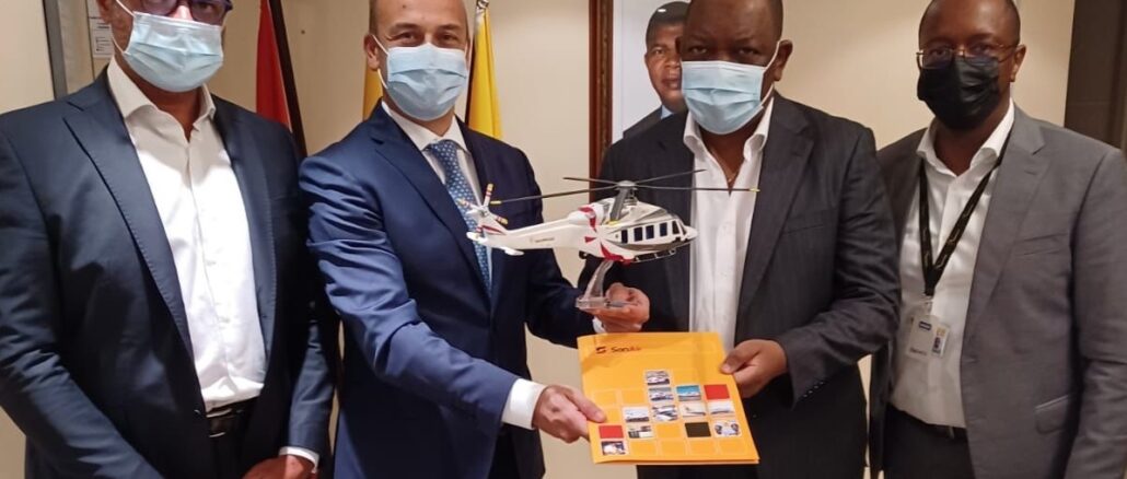 leonardo aw139 angola sonair