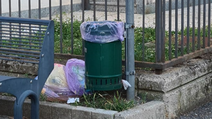 oggiona multe abbandono rifiuti