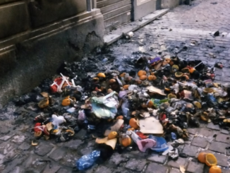 gallarate rifiuti abbandonati incendiati