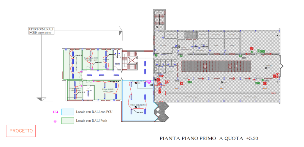 ferno luci led comune