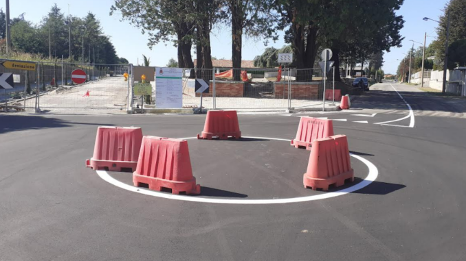 lonate segnaletica nuova rotonda