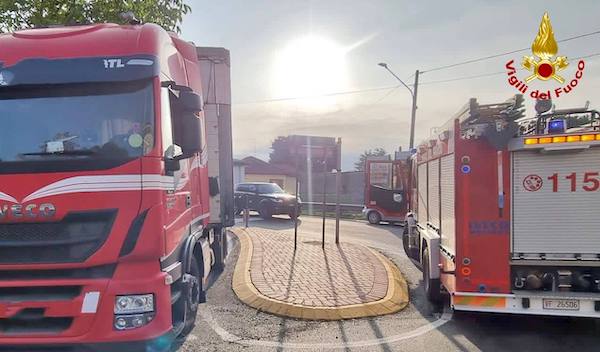 Cavaria incidente furgone