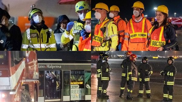 Malpensa incidente aereo simulazione