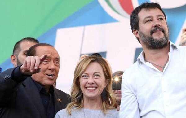 berlusconi meloni salvini